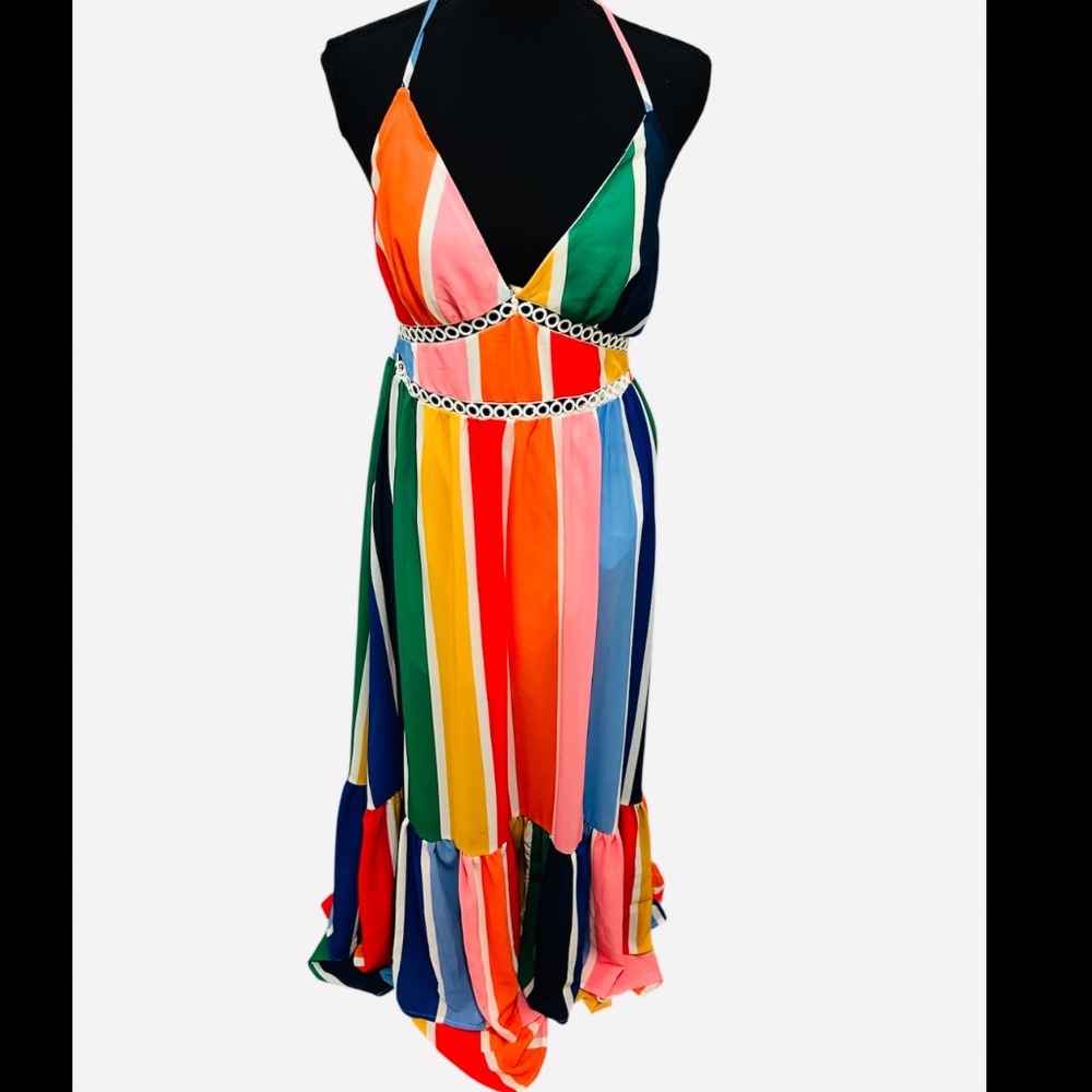 Rainbow Maxi Dress